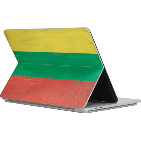 Lithuania Flag Distressed Surface Laptop Studio Skin